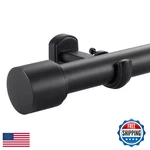 Joodxoe 1/8 Inch Diameter Curtain Rods 144-240 Telescoping Large Single New. Price: $130.33.