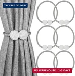 Melaluxe 6 Pack Magnetic Curtain Tiebacks, Decorative Holdbacks For Wind New. Price: $27.84.