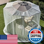 Ub-store Mosquito Net For Umbrella 9.2 Ft Large Sizes Fabric Designed New. Price: $133.71.