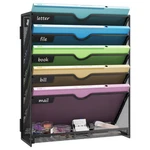 Kinkota Hanging Wall File Organizer 6-TIER Mount Mail BLACK-1PACK New. Price: $31.18.