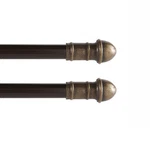 Interior Living 7/16" Diameter Adjustable Petite Caf Curtain Rod, 16-28", New. Price: $17.59.