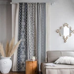 Vogol Boho Semi Blackout Curtains Geometric Printed Decorative Window New. Price: $40.80.