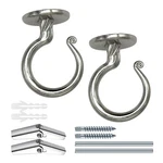 2 Inch Heavy Duty Ceiling Easy Installation Zinc Alloy Hooks For Ha New. Price: $17.21.