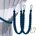 Home Queen Hand Braided Curtain Back, Buckle Holdback Drapery New. Price: $15.43.