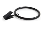 Curtain Rings Set Of 28 Decorative Drapery W/ Strong Clip By Ivilon Open. Price: $14.99.