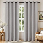 Curtains For Bedroom, Linen 84 Inch Long, Light Bloc New. Price: $46.99.