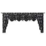Napearl Black Valance For Living Room, Damask Waterfall Windows W... New. Price: $77.42.