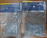 2 Packages Of Levolor Vinyl/aluminum Blind Brackets 93145 New. Price: $10.95.