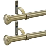 Kemmie Pack Telescoping Curtain RODS1INCH Diameter Drapery 72-144INCH New. Price: $88.49.