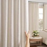 Rain City 105 Curtains Pinch Pleated Memory Ripple Fold Thick Linen 2 Pa... New. Price: $97.97.