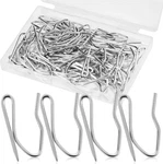 Junreox 1.25IN Curtain Hooks For Drapes, 58PCS Premium Rustproof Metal Drapery New. Price: $11.95.