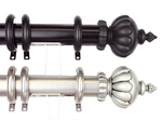 Nobel Traverse Rod W/ Rings #5921, Color 4 Size Options 30"-156" New. Price: $199.99.