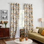 Mysky Home 100 Blackout Linen Floral Curtains 102 Inch Long Panels Farmhouse New. Price: $115.04.