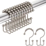 Amazer Shower Curtain Hooks Rings, 12 Count (pack Of 1), Matte Nickel New. Price: $12.12.