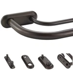 Lwiiom Double Curtain Rod For Windows To 28-48", Dark Bronze New. Price: $59.90.