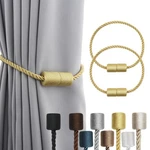 Porlau 2 Pack Strong Magnetic Curtain Tiebacks Outdoor Elegant Gold New. Price: $14.04.