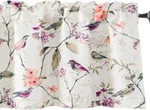 Vogol Bird Pattern Kitchen Valances For Windows, Pocket Curtains New. Price: $28.16.