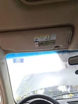 Lh Driver Side 2013 Highlander Visor/sunvisor SKU#4455061 Used. Price: $75.05.