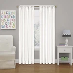 Eclipse Kids Kendall Single Blackout 1-PANEL Curtain, White 42" X 84" New. Price: $15.00.