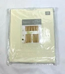 Elrene Beige Cameron Two Tier Rod-pocket Curtain Panels, 60"X24" New. Price: $24.99.