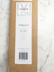 Ivilon Drapery Treatment Window Curtain Rod Set 28-48" 1" Warm Gold Wall Mount Open. Price: $7.96.