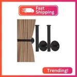Groleca 2 Pack Curtain Holdbacks No Drill Tiebacks Self-adhesive/screw-i New. Price: $14.20.