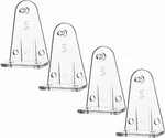 Cutelec 4PCS Hold Down Brackets Clear Color Bottom Rail Clips For 2INCH New. Price: $8.79.