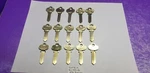 15 Assorted Corbin X1-77-6 Locksmith Original Key Blanks New Old Stock. Price: $34.61.
