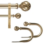 1 Inch Diameter Double Curtain Rod Set For Windows Drapery Trea... New. Price: $79.45.