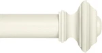 Drapery Window Curtain Rod Set Square Design 1/8 28 To 48 Inch Ivory White Used. Price: $25.00.