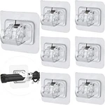 No Curtain Rod Brackets Self Adhesive Drilling New. Price: $11.14.