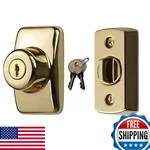 Ideal Security Model Glk Deadbolt For Storm And Screen Doors Key Lock Bright New. Price: $60.36.