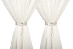 Suq Ome 1 Pair Of Luxury Crystal Beaded Magnetic Curtain Tieback And Holdback New. Price: $25.75.