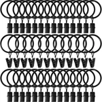 Amzseven 40 Pack Curtain With Clips, Drapery Rings, Drapes New. Price: $16.19.