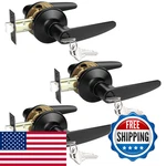 Probrico 3 Pack Entrance Door Levers Lock In Black Combo Entry New. Price: $59.76.