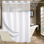 Conbo Mio No Hook Shower Curtain With Snap Liner Set, Hotel Luxury White S... New. Price: $44.79.