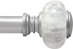 Sliver Curtain Rod For Windows 66 To 120 INCHES(5.5-10FT): Diameter He.... Price: $40.54.