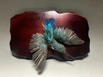 Stuffed Animals, Small Bird By The Blue River, Taxider Used. Price: $320.00.