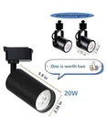 Bravsekai Ultra-bright Type Black Track Lighting Heads (no Rails) 12PCS Open. Price: $75.00.