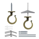 2 Inch Heavy Duty Ceiling Easy Installation Zinc Alloy Hooks For Ha New. Price: $16.97.