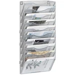 Easypag Wall File Organizer For Office 10 Mesh Pocket, Silver New. Price: $49.27.