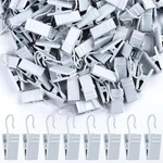 Teenitor 100 Pack White Curtain Clips Hooks, Stainless Steel Small New. Price: $27.86.