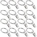16 Pack Curtain Rings With Clips, Window Hooks Hangers Cli... New. Price: $10.95.