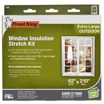 Frost King V95H Window Insulation Film 62"X210" Clear New. Price: $15.95.