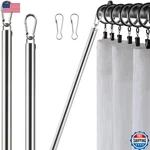 Greeily Pull Wand Drapery Rod For Curtains 2 Pack Adjustable New. Price: $26.42.