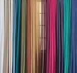 Elegance (2) Panels Sheer Window Curtains Drapes Set 84" Long Rod Pocket Solid New. Price: $8.51.