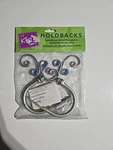 "the Kids Room" Two Decorative Holdbacks Pewter Pink Blue New/opened Package. Price: $9.45.
