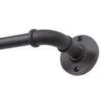 Kenney Adler 5/8" Indoor/outdoor Rust-resistant Wrap Around Curtain Rod, 28-48", New. Price: $23.29.