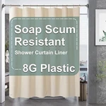 Amazerbath Plastic Shower Curtain Liner, 72 X Inches Eva 8G Heavy Duty Khaki New. Price: $20.99.
