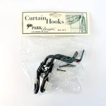 Park Designs Forged Loop Curtain Hooks Set Of 2 Black Iron Primitive Hardware New. Price: $22.99.